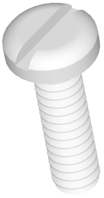 Nylon Pan Head Machine Screw (25 pack)