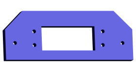 Flange-Style Servo Brackets (pair)